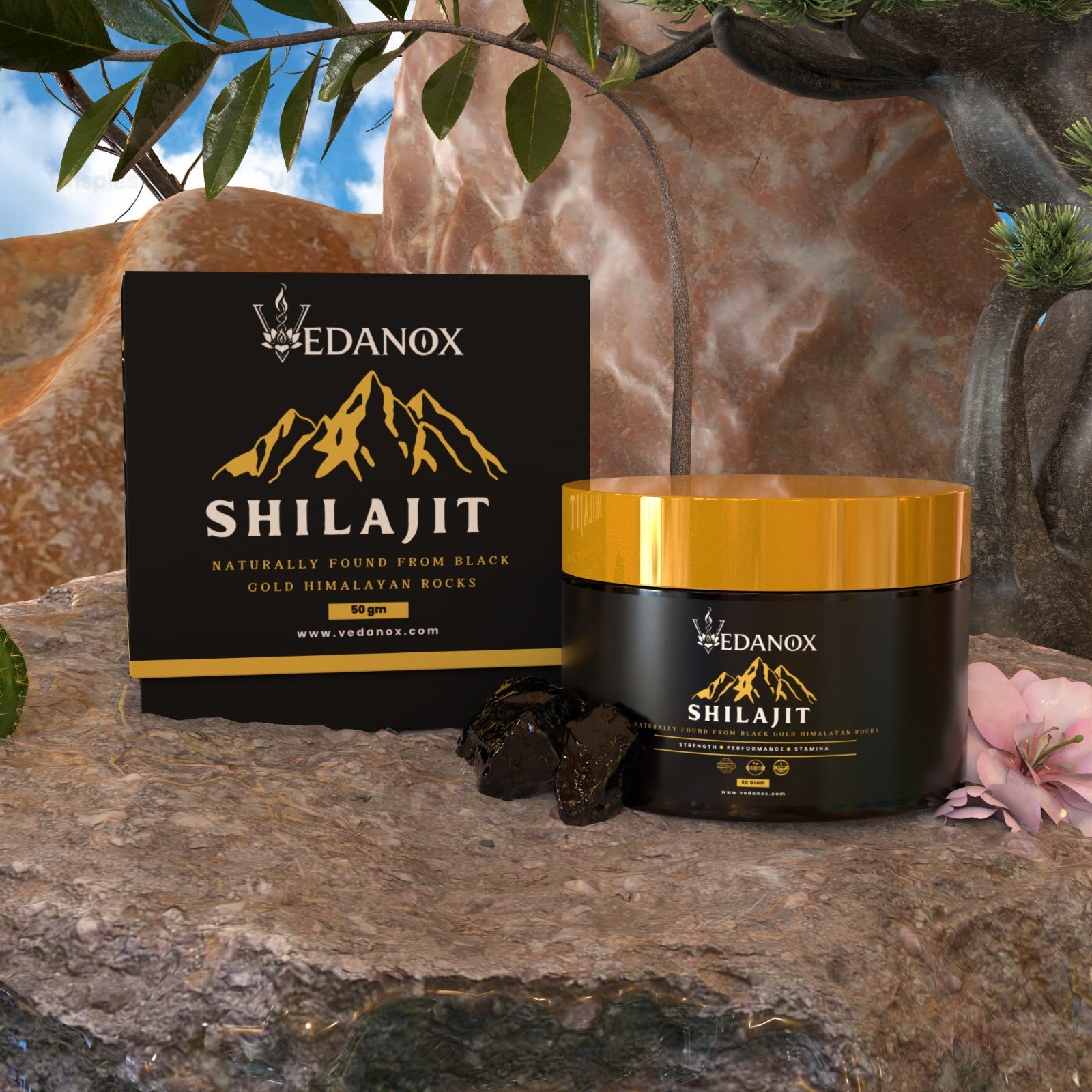 Vedanox Himalayan Shilajit Resin 15gm