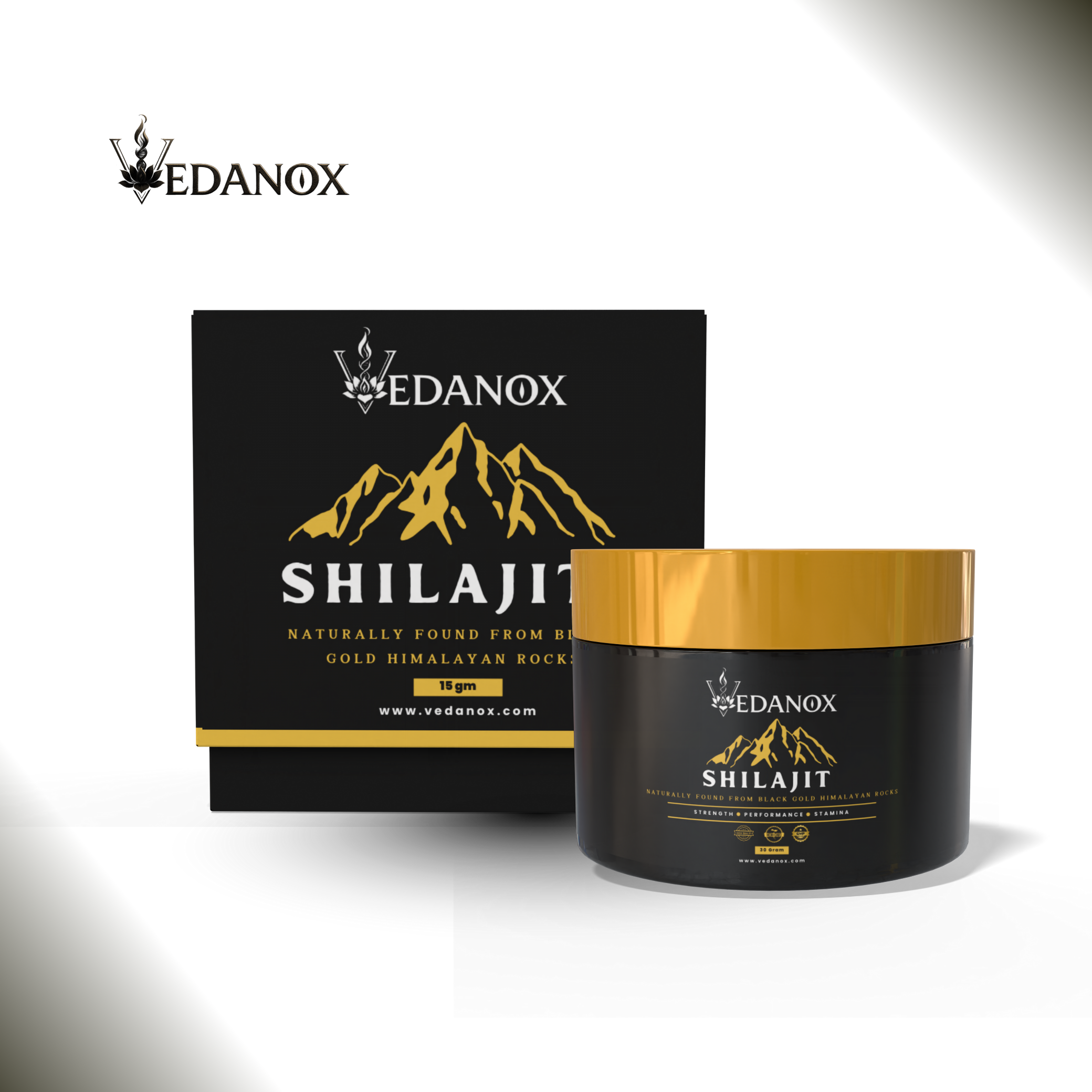 Vedanox Himalayan Shilajit Resin – 15g