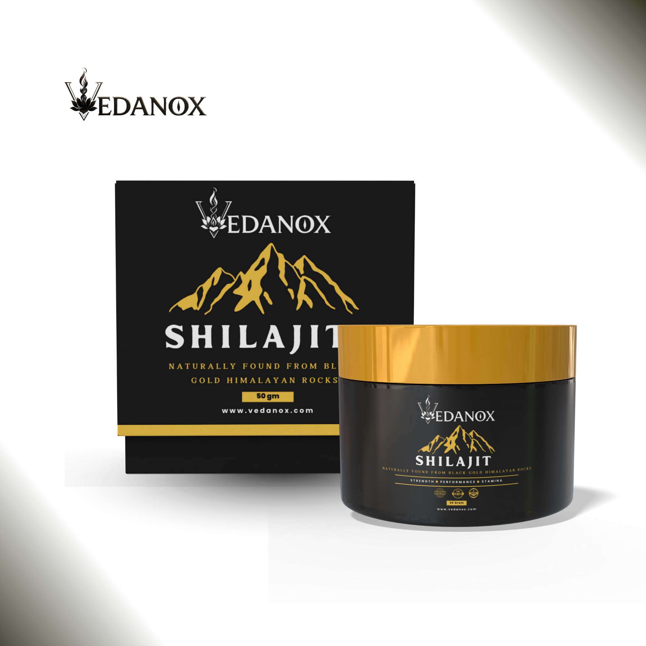 Vedanox Himalayan Shilajit Resin – 50g
